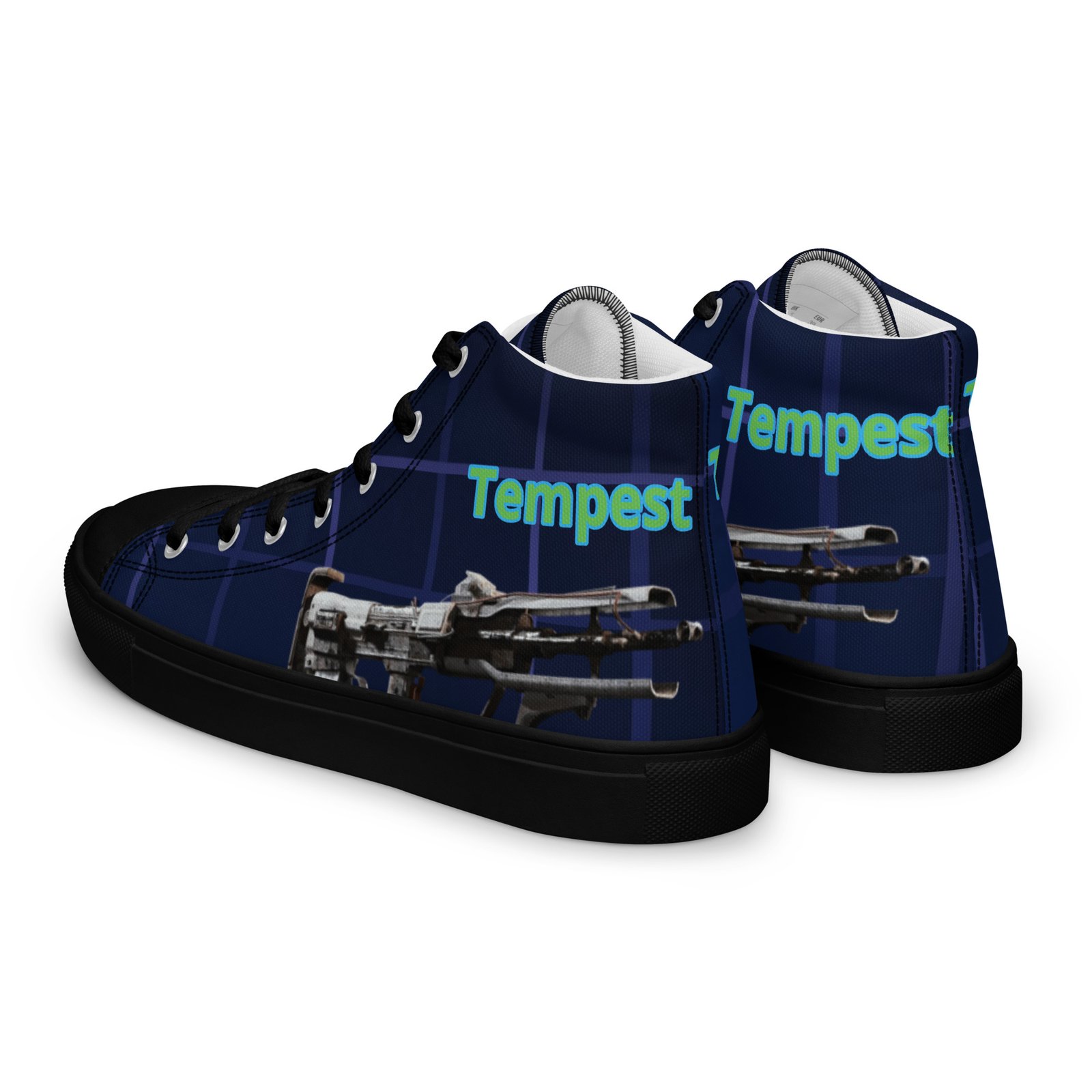 Arc Raiders Tempest Men’s high top canvas shoes - Image 3