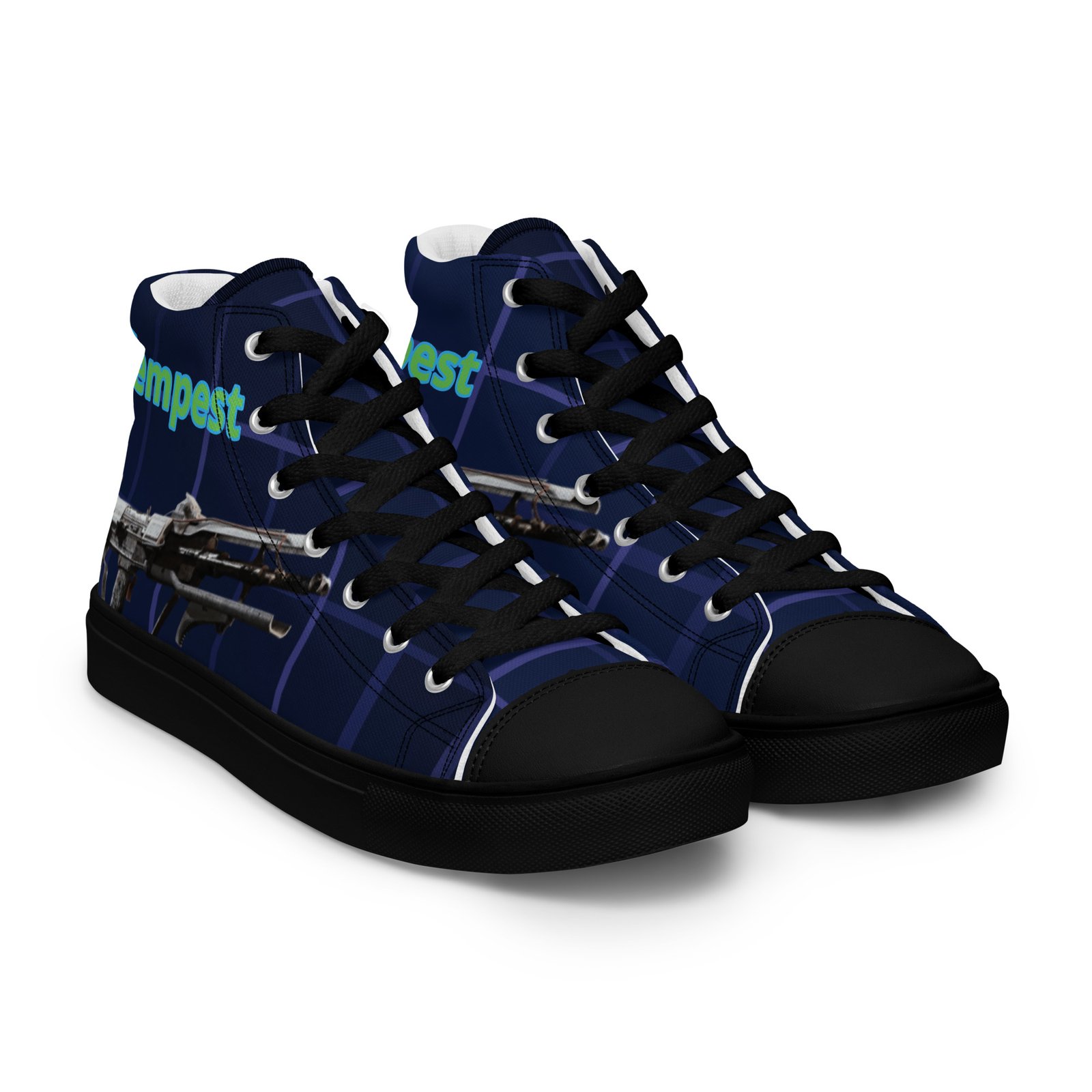 Arc Raiders Tempest Men’s high top canvas shoes - Image 9