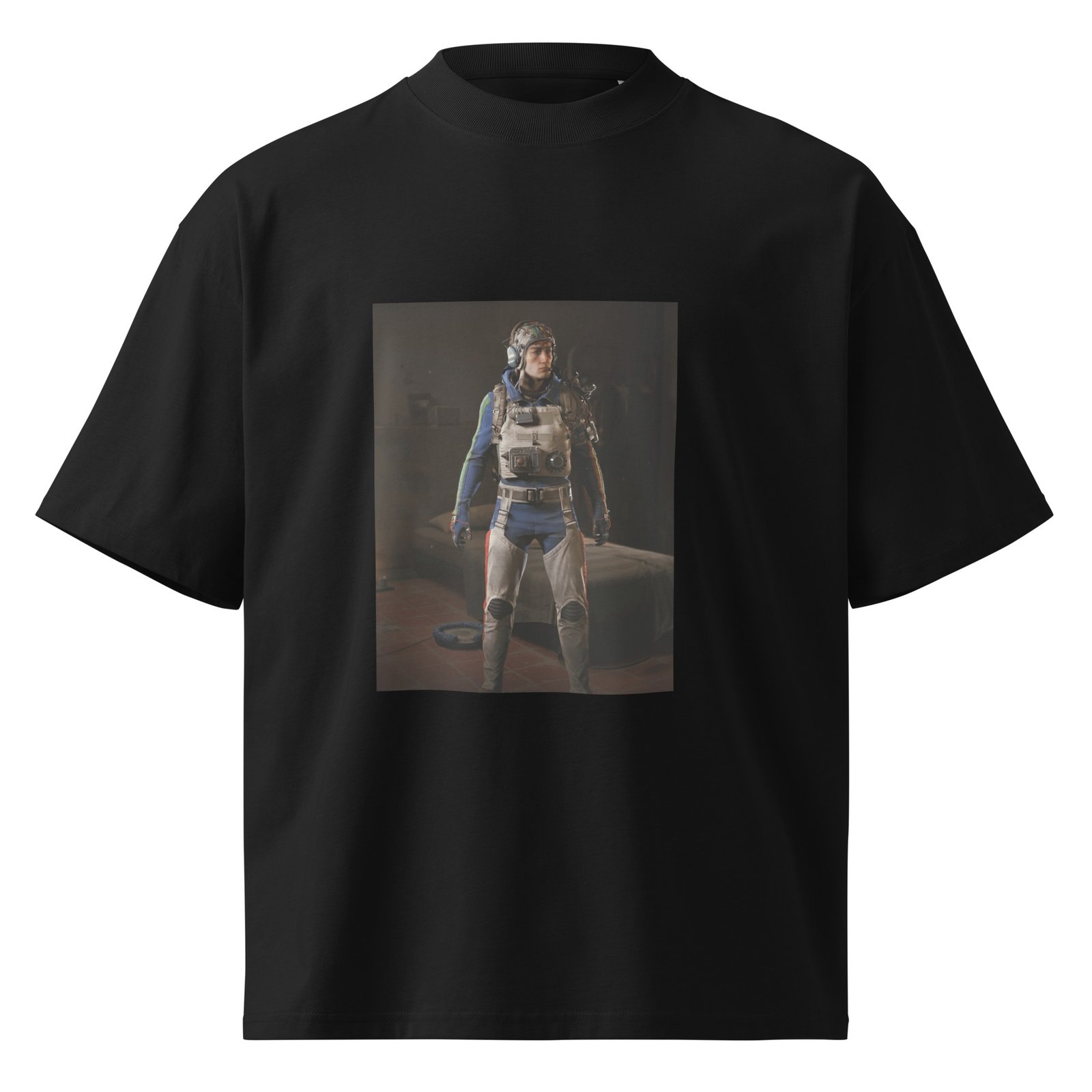 Arc Raiders Unisex organic oversized high neck t-shirt - Image 5