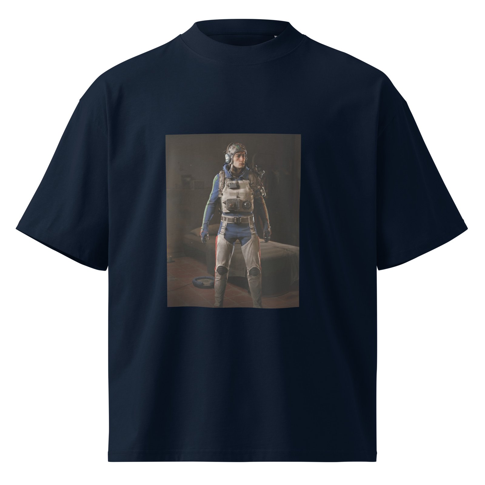 Arc Raiders Unisex organic oversized high neck t-shirt
