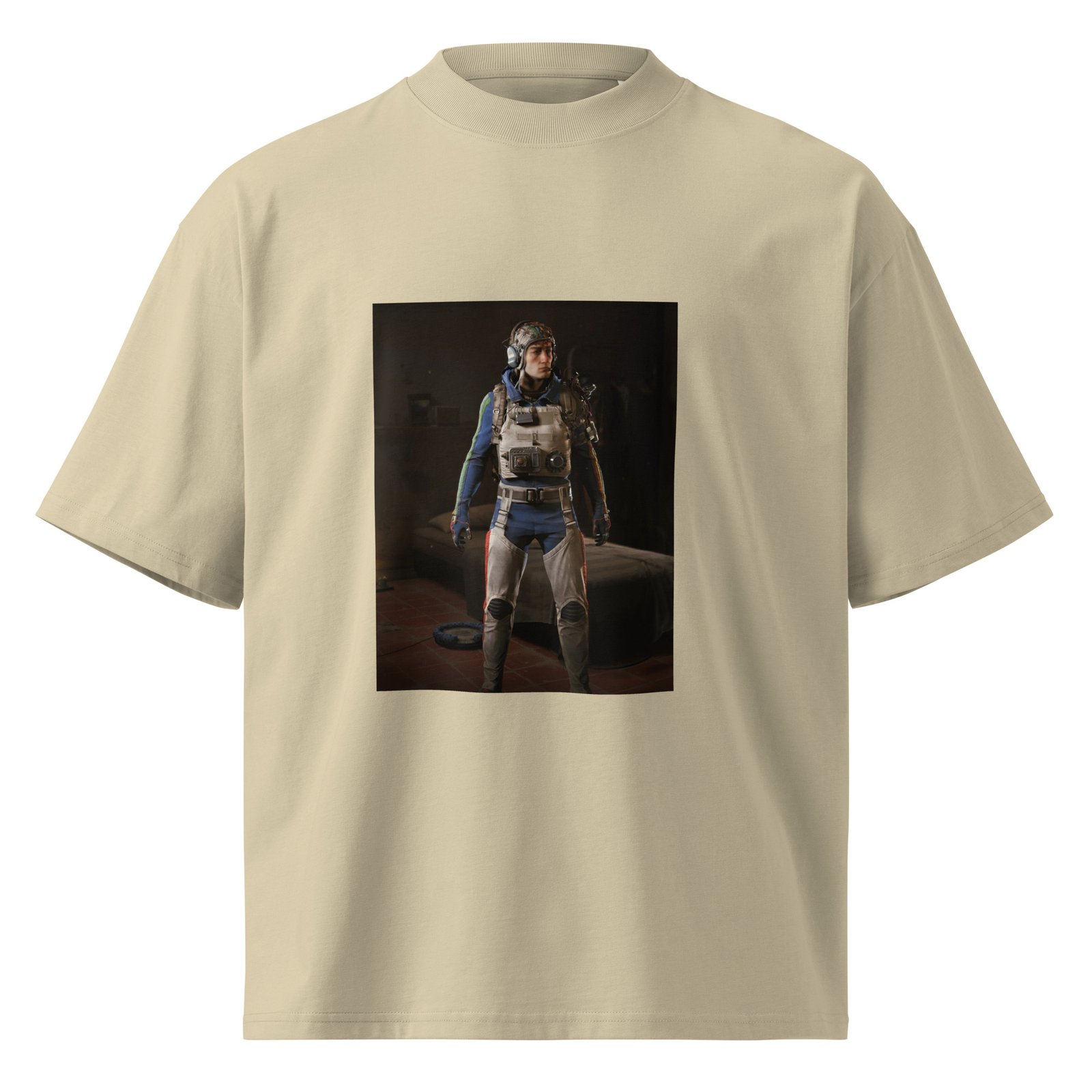 Arc Raiders Unisex organic oversized high neck t-shirt - Image 13