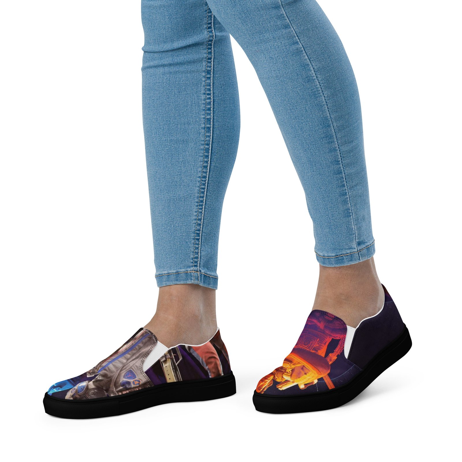 Arc Raiders Women’s slip-on canvas shoes